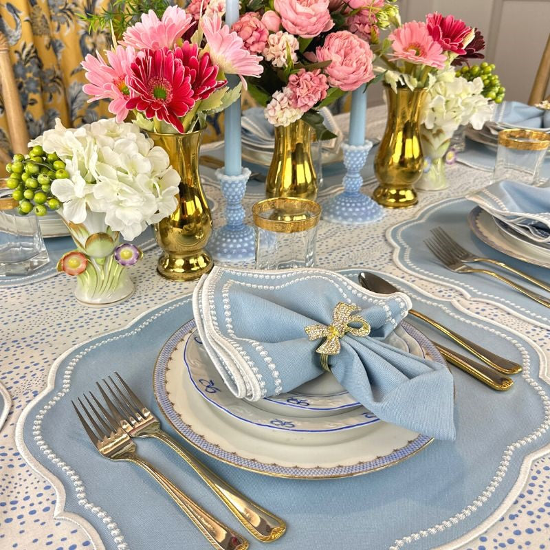 Charlotte Napkin in Blue - Well Appointed House