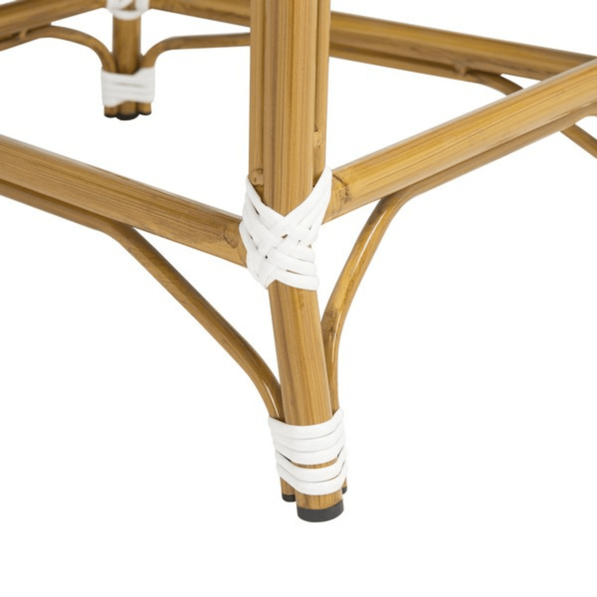 Stackable White PE Wicker & Aluminum Outdoor Bar Stool – The Well ...