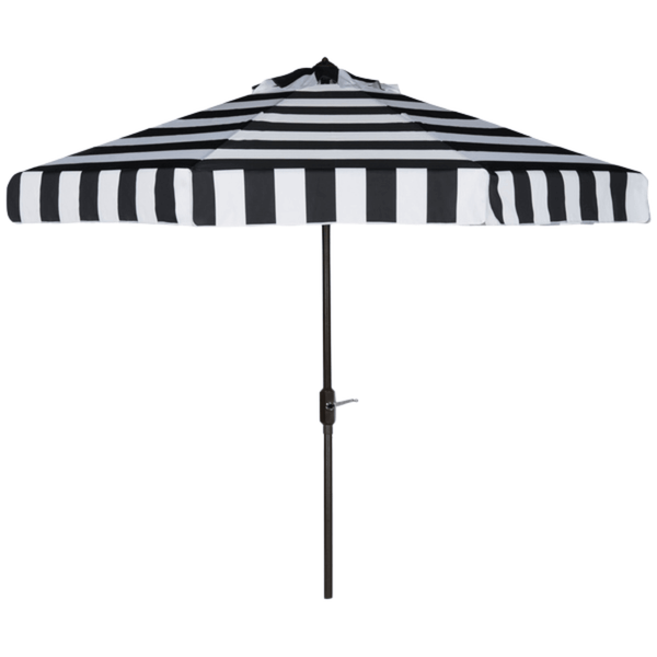 Elsa Fashion Line 9' Umbrella - Black / White