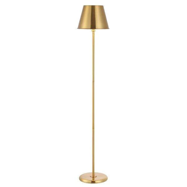 Brass Floor Lamp With Brass Empire Shade - Floor Lamps - The Well Appointed House