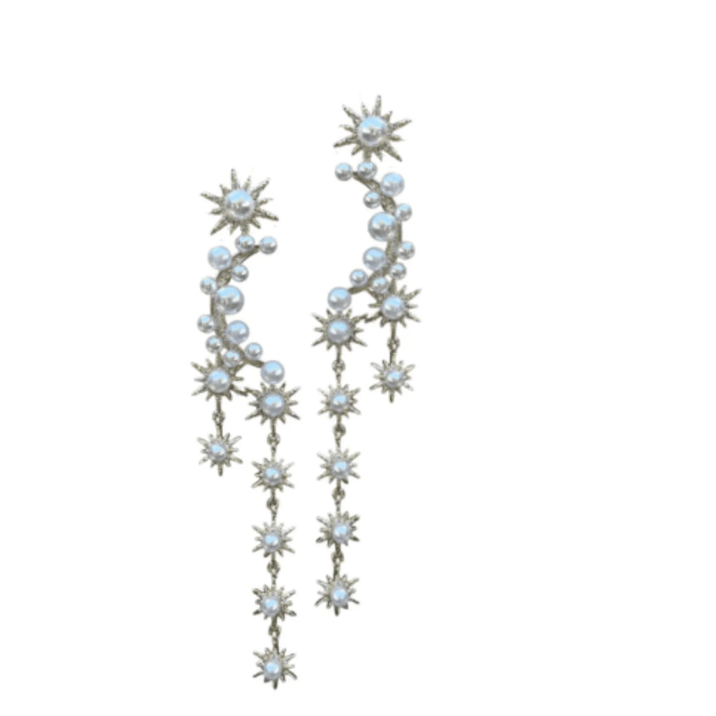 Celestial Star Drop Earrings - Gifts for Her -  The Well Appointed House