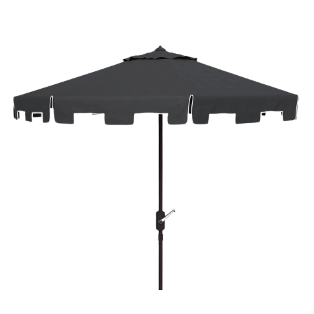Classic Black 11' Outdoor Market Patio Umbrella - Outdoor Umbrellas - The Well Appointed House