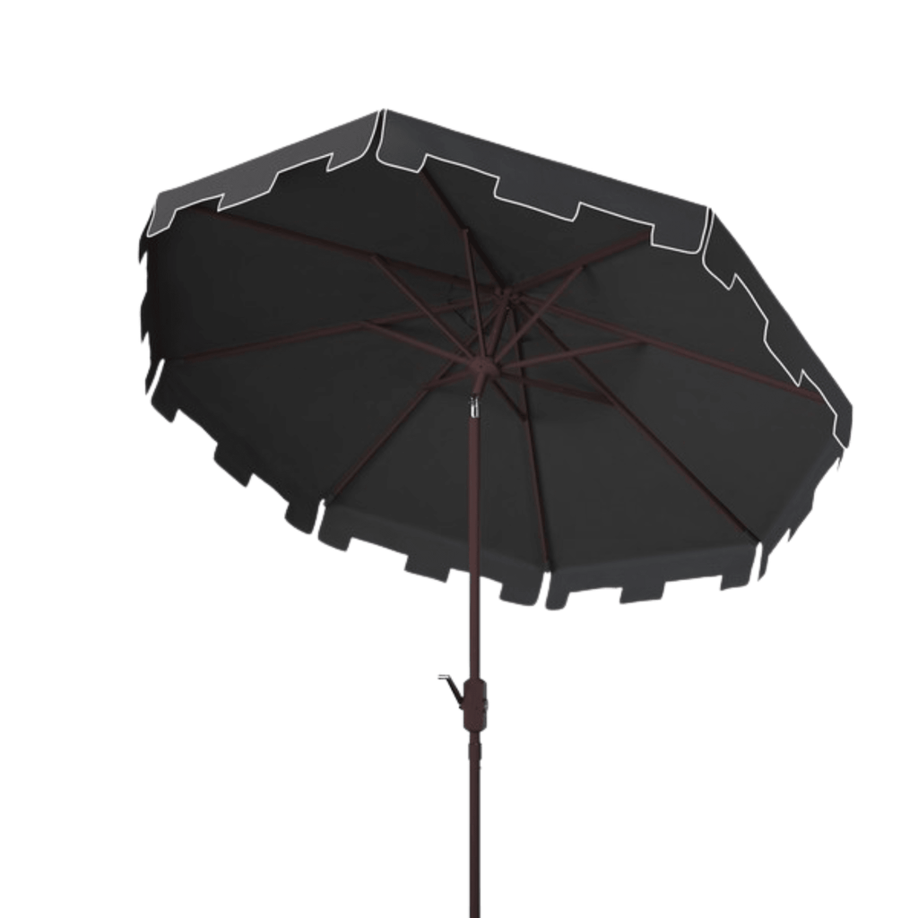 Classic Black 11' Outdoor Market Patio Umbrella - Outdoor Umbrellas - The Well Appointed House