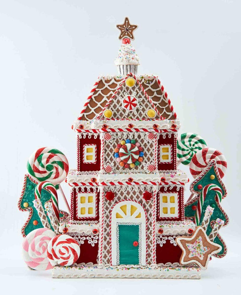Gingerbread House Tree Topper or Tabletop Decoration - Christmas -  The Well Appointed House