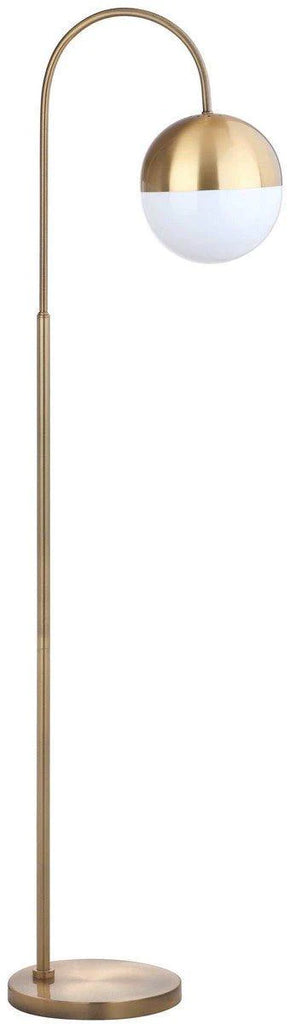 Gold Retro Orb Floor Lamp - Floor Lamps - The Well Appointed House