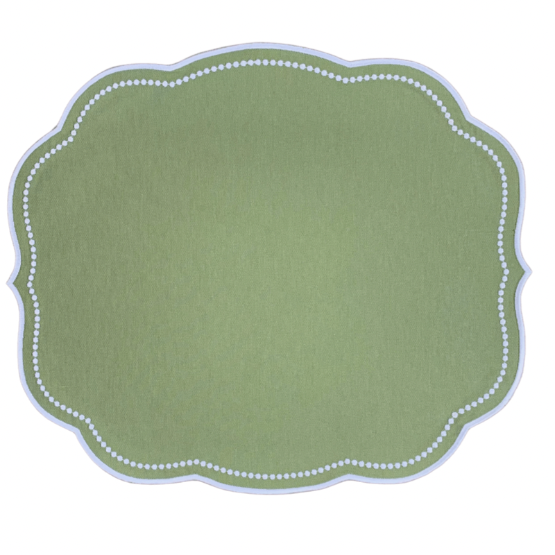 Charlotte Placemat in Sage - Well Appointed House