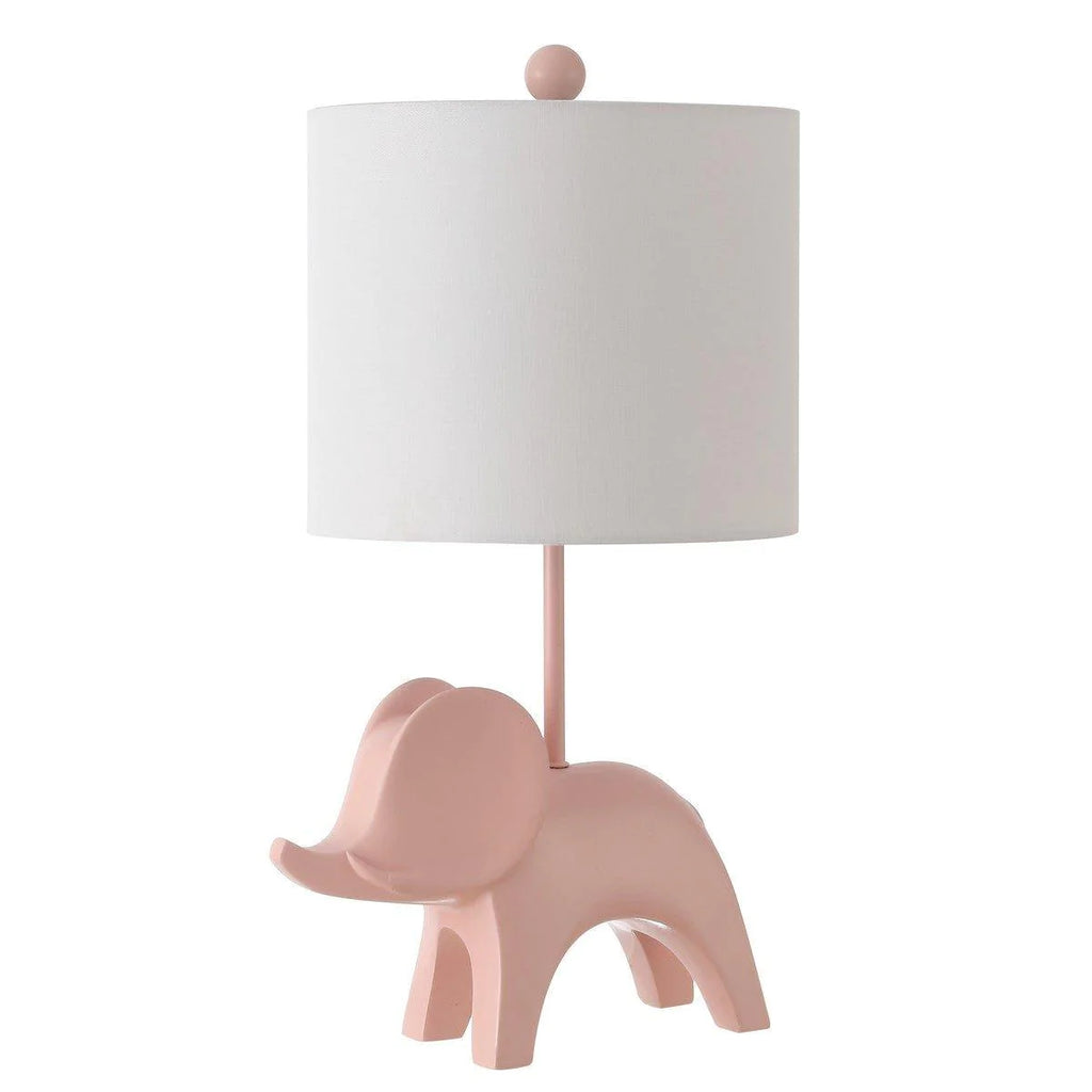 Kid's Elephant Table Lamp in Pink - Little Loves Lighting -  The Well Appointed House