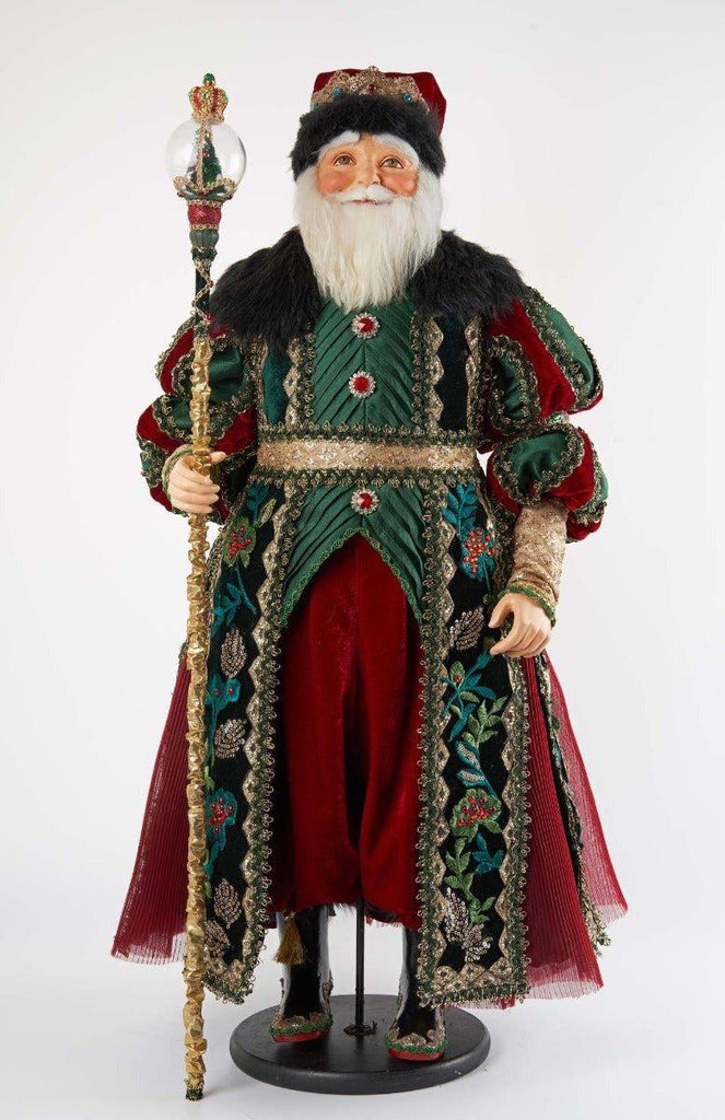 Santa Claus Kingston Tidings Doll Decoration - Christmas -  The Well Appointed House