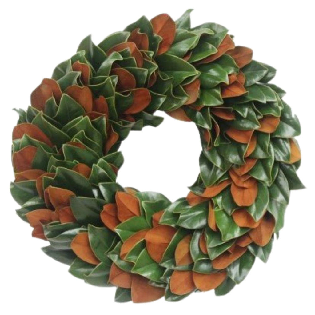 Fresh Magnolia Holiday Wreath - Christmas -  The Well Appointed House