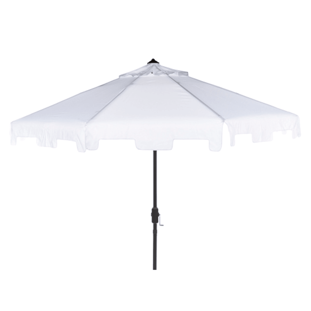 UV Resistant 9 Foot Market Crank Outdoor Patio Umbrella - Outdoor Umbrellas - The Well Appointed House