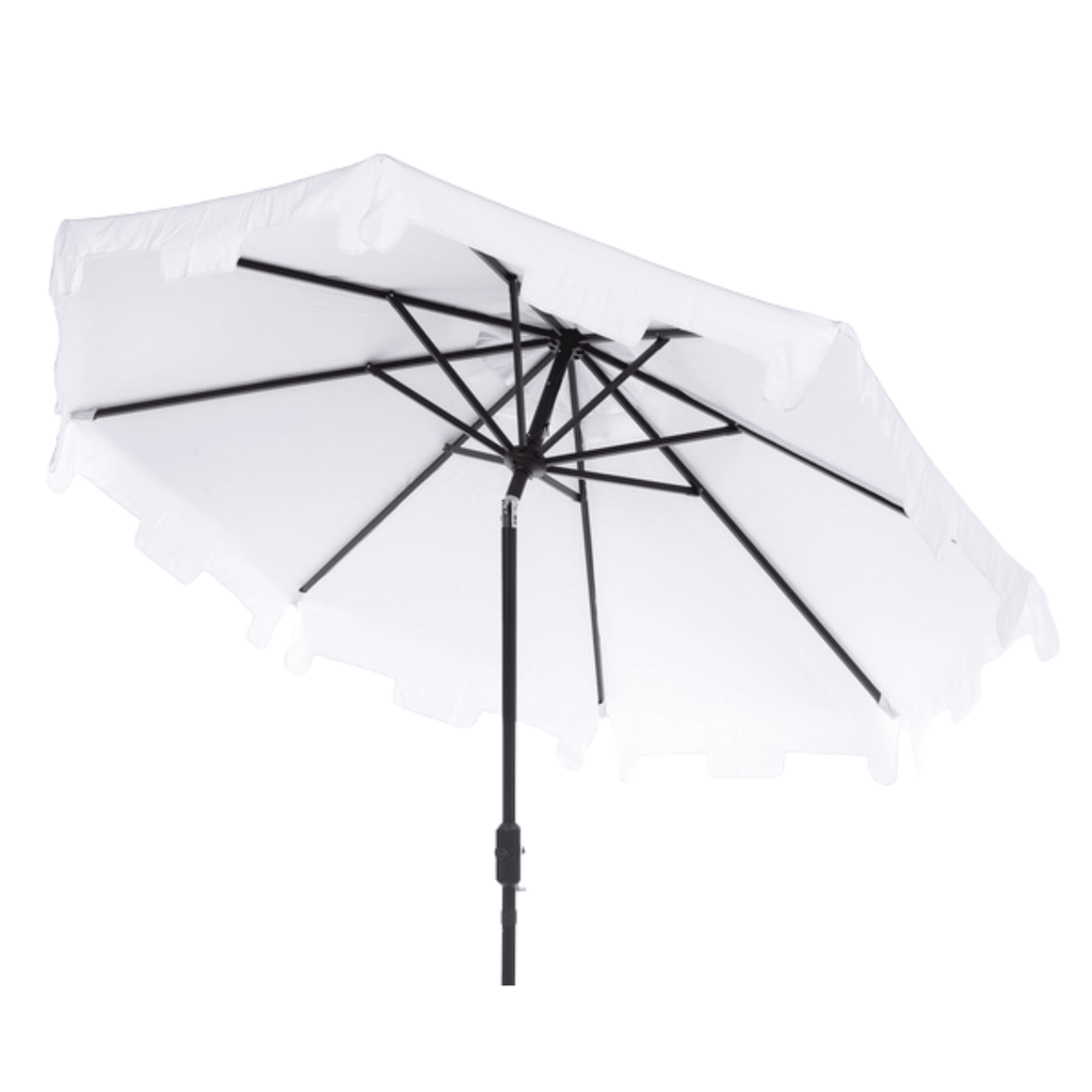 UV Resistant 9 Foot Market Crank Outdoor Patio Umbrella - Outdoor Umbrellas - The Well Appointed House