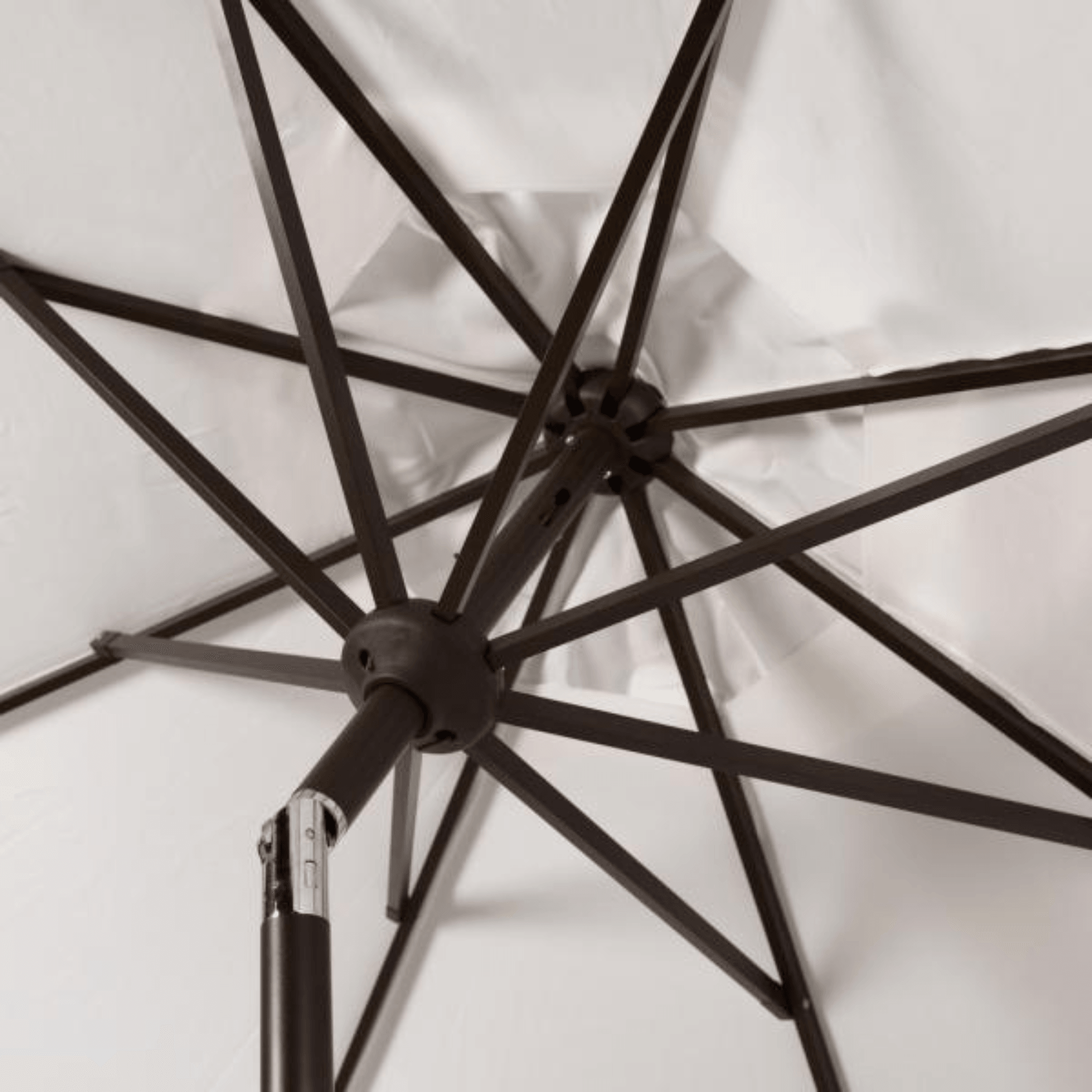 black scalloped patio umbrella Square thatchandshade UV Resistant Finish ABCCANOPY 10ft Scalloped Patio Umbrella,